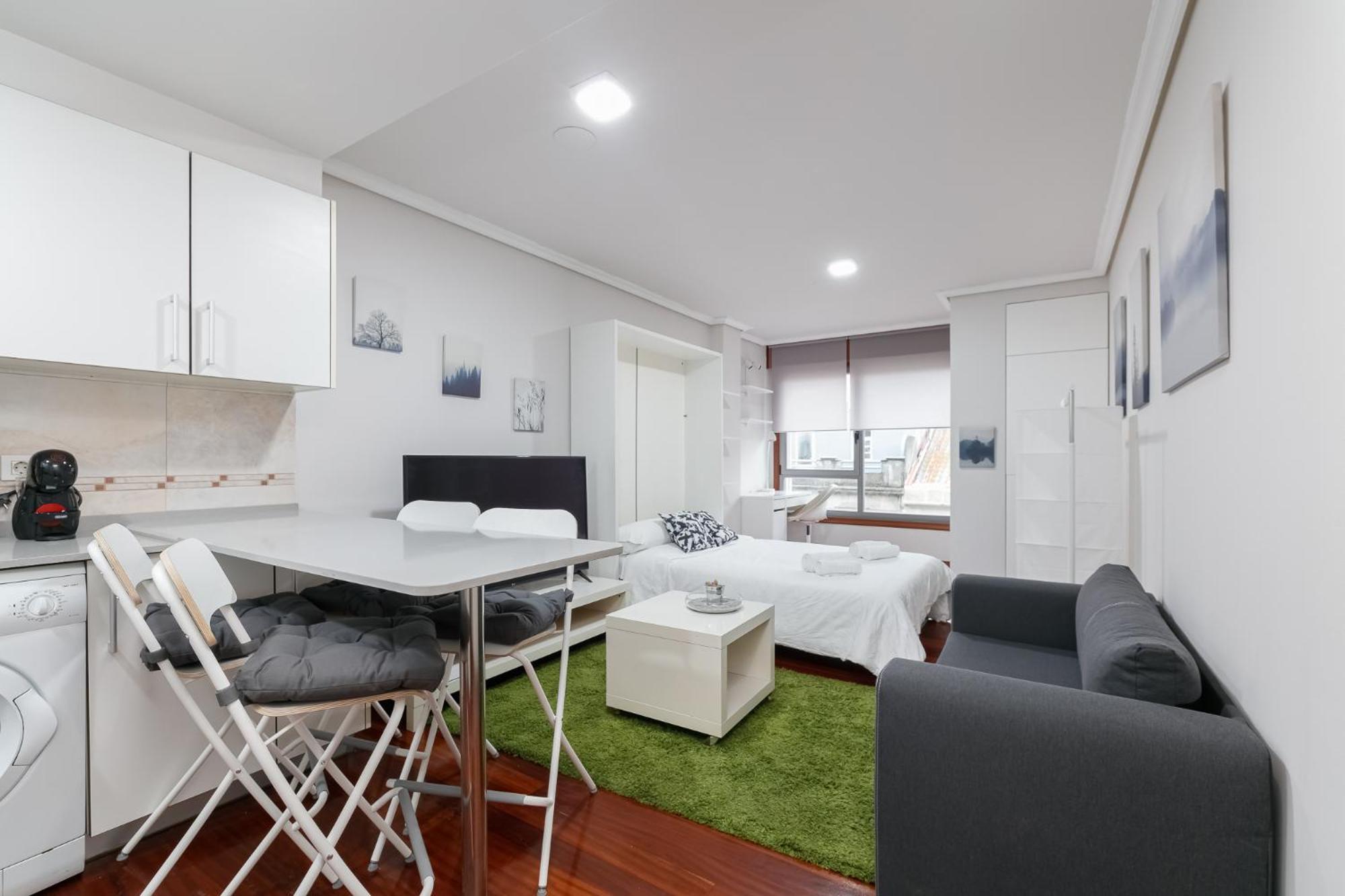 Estudio Moderno Con Parking By Cabana Rentals Vigo Eksteriør billede