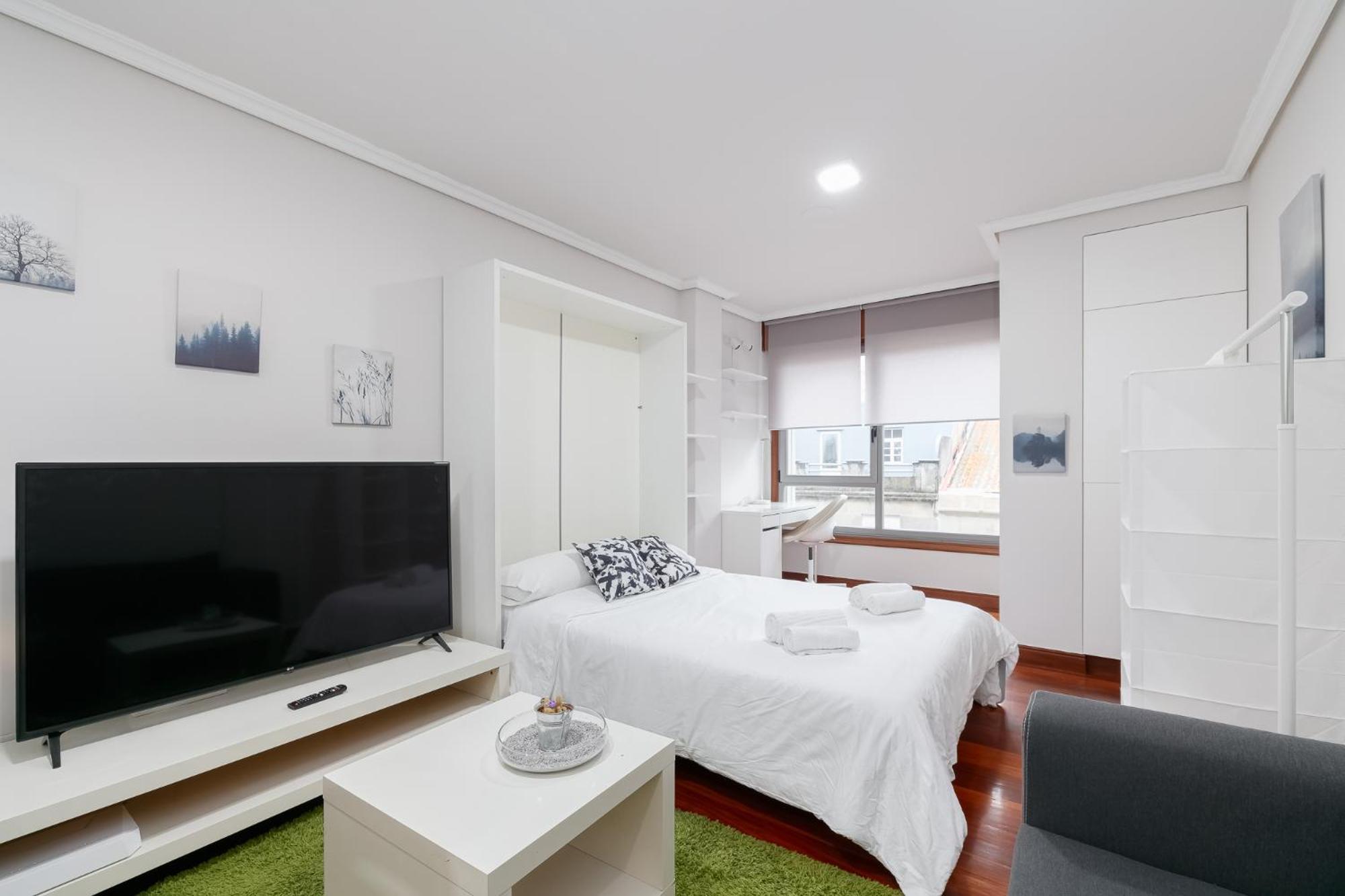 Estudio Moderno Con Parking By Cabana Rentals Vigo Eksteriør billede